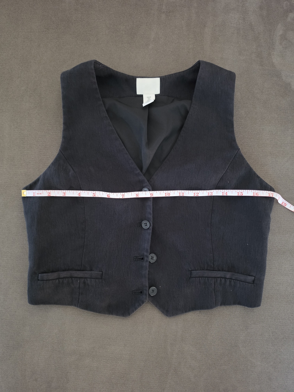 H&M Black Women's Tailored Vest